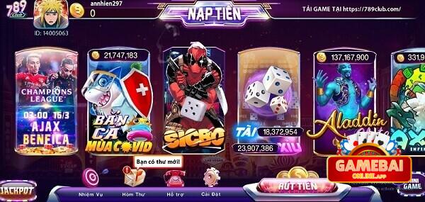 Cổng game bài đổi thưởng 789 Club