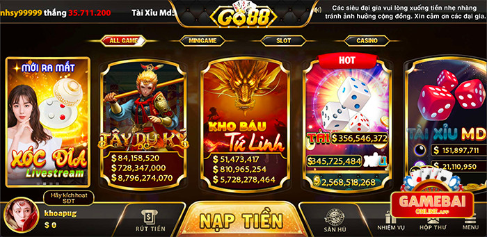 Cổng game Go88