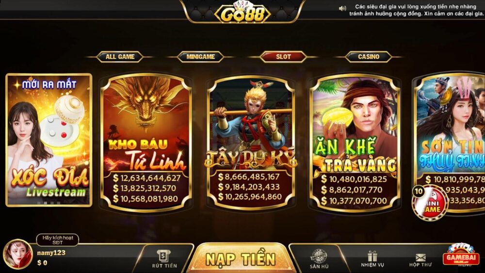 Săn thưởng Jackpot qua các tựa game slot luôn gây ấn tượng mạnh với cược thủ